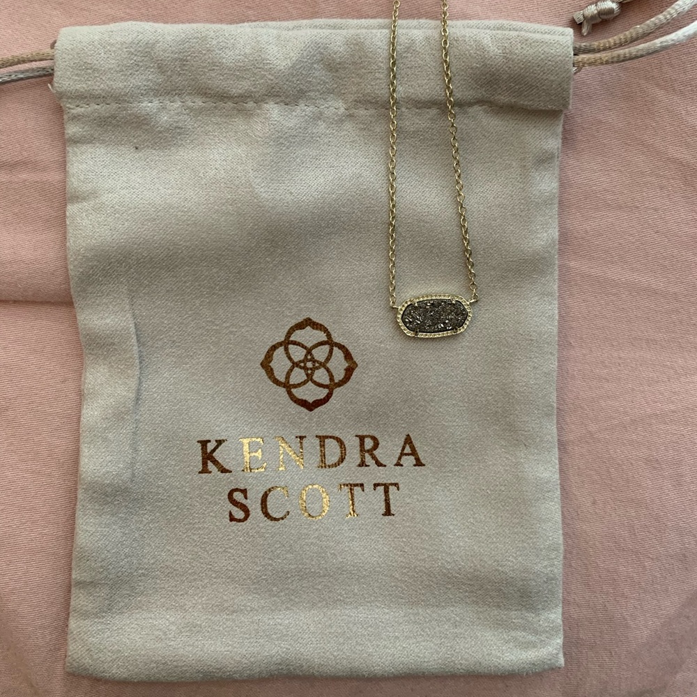 Kendra Scott drusy necklace